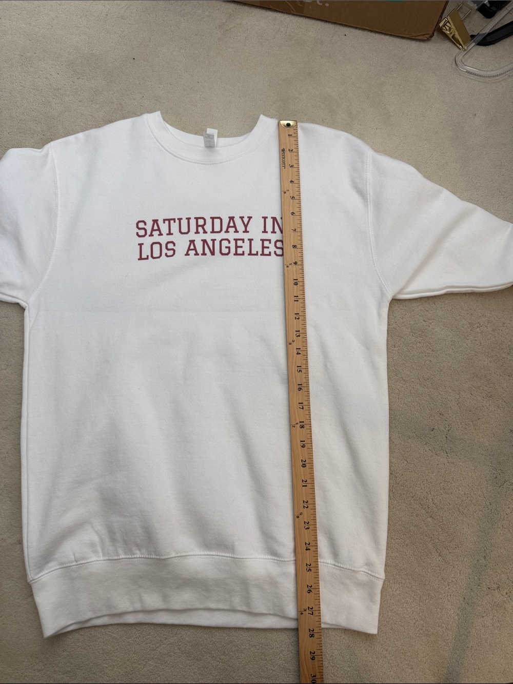 Gameday Graduate Saturday in Los Angeles USC Trojans White Pullover Sweatshirt M - Picture 8 of 8